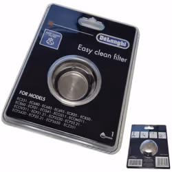 Filtre 1 tasse pour cafetière, Expresso DELONGHI, SMEG Il s'adapte sur votre porte filtre avec poignée Diamètre 61 mm, Épaiss ...