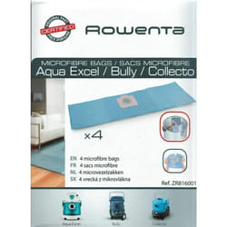 Rowenta - Lot de 4 sacs microfibre Collecto Wet & Dry