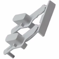 Bouton poussoir - option 2 pour lave-linge WHIRLPOOL, BAUKNECHT, IGNIS 481071425351 Appareils compatibles : [MACHINE À LAVER, ...