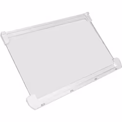 CLAYETTE EN VERRE 434x292x4 MM AVEC PROFILS POUR RÉFRIGÉRATEUR SCHOLTÈS - INDESIT - ARISTON HOTPOINT - SMEG C00517626