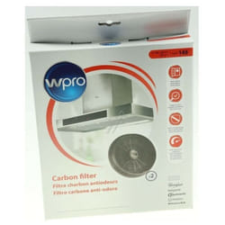 Filtre a charbon rond type 145 X2 pour hotte Indesit
