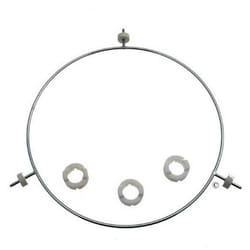 Support plateau à roulettes (72X9349, AS0080843) Four micro-ondes ariston hotpoint, brandt, de dietrich Fagor sangiorgio, saute, sauter, thermor,