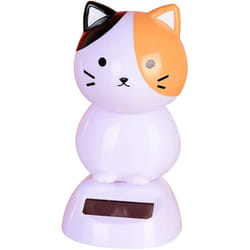 Out Of The Blue - Figurine solaire chat blanc