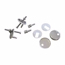 Siamp Siamp. Charnières déclic Inox fixations "par dessus" référence 411152.00. - Pour WC , Pièce détachée WC , Pièces détach ...