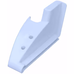 Equerre de fixation gauche compatible vitre porte bouteilles pour réfrigérateur LIEBHERR 113 x 58 x 37 mm 7436004, 9193353 Ap ...