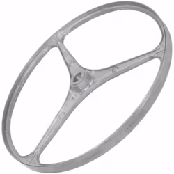 Poulie de tambour diam.298mm d'origine pour lave linge WHIRLPOOL, LADEN, IGNIS, BAUKNECHT, INDESIT, PROLINE, BRANDT 481252888 ...