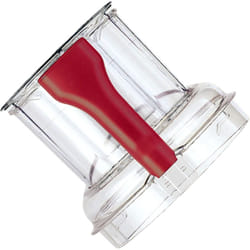 Couvercle de bol rouge (sans poussoir)