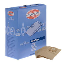 Boîte de 8 sacs papier Aspirateur 35601439 ROWENTA KARCHER AQUAVAC HOOVER CHROMEX DELONGHI FIRSTLINE HITACHI NEVA CALOR