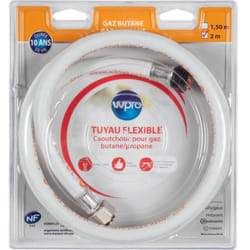 Wpro - Flexible gaz butane propane long. 2m durée de vie 10 ans d'origine