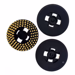 Z18 brosse jaune (x3) achat après 2007 pour cireuse HOOVER, ELECTROLUX Attention, disques uniquement pour les modèles F3870,  ...