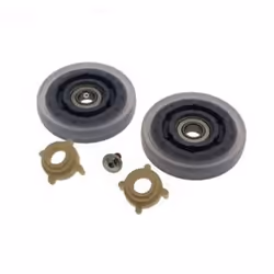 Lot de 2 poulies (galets) + joints pour sèche-linge BRANDT, VEDETTE, SANGIORGIO 57X3200 Appareils compatibles : [SÈCHE-LINGE ...