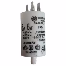 Condensateur 6MF 450V pour lave-vaisselle FAGOR, AEG, ARTHUR MARTIN ELECTROLUX, PRIVILEG, ELECTROLUX LV0817100Appareils compa ...