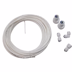 Kit lyre arrivee d'eau : tuyau (6m) + raccords UKT001 compatible WPRO AEG, ARISTON HOTPOINT, DE DIETRICH, NEFF, SAMSUNG, DAEW ...