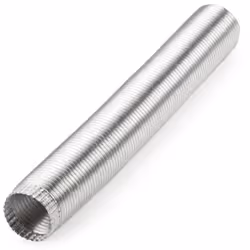 Gaine en aluminium long. 3m diam. 120mm Gaine aluminium avec embouts insérés pour installer une hotte ou un sèche linge en év ...