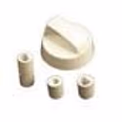 Manette universelle - Cuisinieres - Blanc - 3 embouts réversibles - Compatible toutes marques