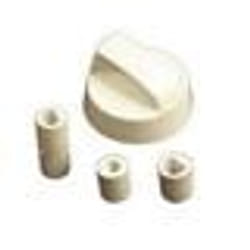 Manette universelle - Cuisinieres - Blanc - 3 embouts réversibles - Compatible toutes marques
