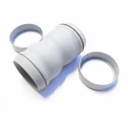Raccord flexible complet avec 2 bagues pour aspirateur NILFISK 22344600Appareils compatibles :ASPIRATEUR NILFISK:2832, G90 Al ...
