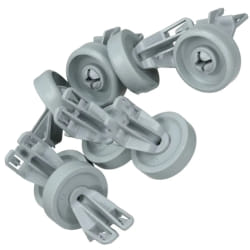Whirlpool Jeu de 8 roulettes panier inférieur