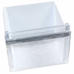 Bac inférieur congélateur pour réfrigérateur, congélateur LG Dimensions : forme trapézoïdale Grande base = 260 mm Petite base ...
