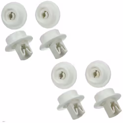 Lot de 8 roulettes panier inférieur pour lave-vaisselle AEG, ARTHUR MARTIN ELECTROLUX, ZANUSSI, ARTHUR MARTIN, FAURE, ELECTRO ...