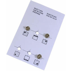 Jeu Injecteurs, gicleurs butane (4431900099) Four, cuisinière Beko