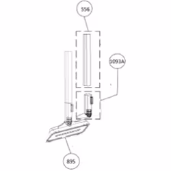 Raccord (repère 1093) pour Nettoyeur vapeur HOOVER 48009261 Appareils compatibles : [NETTOYEUR VAPEUR HOOVER: ] SCB1500011 BB ...