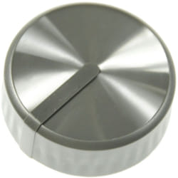 Bouton de commande gris