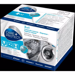 Dégraissant / détartrant/ nettoyant 3 en 1 12x50g pour Accessoires et entretien CANDY, HOOVER, ROSIERES Combine de manière ef ...