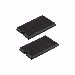 Lot de 2 filtres à charbon TYPE 35 pour Hotte BAUKNECHT, IKEA WHIRLPOOL, WHIRLPOOL Dimensions : 267X160X20 mm 484000008675, C ...