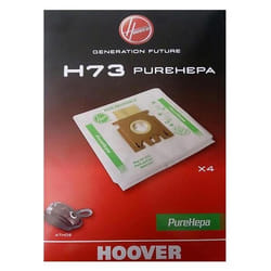 Sac pour Aspirateur - HOOVER - H73 - 4 Sacs Microfibre - Compatible H73 et AT70 - Collecte des Poussières