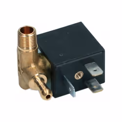 Electrovanne compatible pour centrale vapeur PHILIPS Diamètre filetage: 10 mm. Diamètre tétine: 6 mm. 423901709890, 292202199 ...