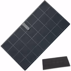 Filtre charbon FCHAR 350 x 191 x9mm pour hotte AIRFORCE, WHIRLPOOL, BAUKNECHT Ils filtrent efficacement les vapeurs de graiss ...