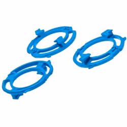 Lot de 3 anneaux de fixation têtes d'origine pour rasoir, tondeuse PHILIPS 422203624351 Appareils compatibles : [RASOIR, TOND ...