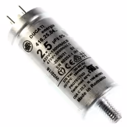 Condensateur 2,5mf universel compatible pour Lave-vaisselle BOSCH, SIEMENS, NEFF, GAGGENAU, CONSTRUCTA, BALAY 00183639 Appare ...