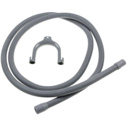 Tuyau d'évacuation d'eau universel avec sorties droites 18-22mm (L2500mm)