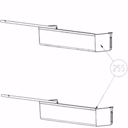 Balconnet de porte 430x110x90 mm pour Réfrigérateur, congélateur BEKO 5928630700 Appareils compatibles : [RÉFRIGÉRATEUR, CONG ...