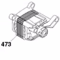 Moteur collecteur pour Lave-linge CANDY, HOOVER, THOMSON 41041009 Appareils compatibles : [MACHINE À LAVER, LAVE-LINGE CANDY: ...