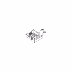 Façade bac du haut 150mm Réfrigérateur, congélateur 4638250500 BEKO | Modèles concernés : 4638250500