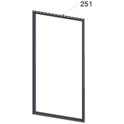 Joint de porte réfrigérateur (repère 251) (4937732600) Réfrigérateur, congélateur Beko