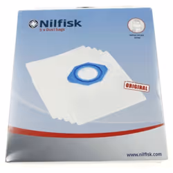 Boîte de 5 sacs fibre d'origine pour Aspirateur NILFISK 107418500 Appareils compatibles : [ASPIRATEUR NILFISK: ] GA70, GM80,  ...