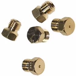 Jeu d'Injecteurs, gicleurs gaz butane/ propane d'origine pour four, cuisinière GERMANIA 0910451 Appareils compatibles : [FOUR ...