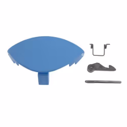 Poignée de hublot bleue compatible pour lave-linge INDESIT Dimensions : 120x78x32mm C00076447, 482000022689 Appareils compati ...