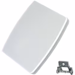 Kit poignée d'origine pour lave-linge WHIRLPOOL, BAUKNECHT, IGNIS, BAUCKNECHT, LADEN Kit poignée complet, avec étrier Dimensi ...
