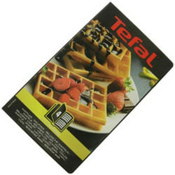 Tefal - Lot de 2 plaques gaufres (XA800412) Gaufrier, croque-monsieur