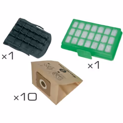 Kit sac papier + filtre pour aspirateur ROWENTA ZR007001 Appareils compatibles : [ASPIRATEUR MOULINEX: ] MO2125NA/4Q0[ASPIRAT ...