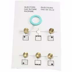 Sachet injecteurs gaz butane pour Four, cuisinière BEKO 4431910054 Appareils compatibles : [FOUR, CUISINIÈRE BEKO: ] CSG52000 ...