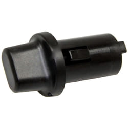 Bouton de thermostat noir