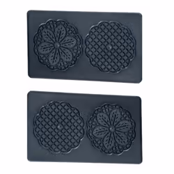 Lot de plaques bricelets pour gaufrier, croque-monsieur TEFAL XA800712 Appareils compatibles : [GAUFRIER, CROQUE-MONSIEUR TEF ...