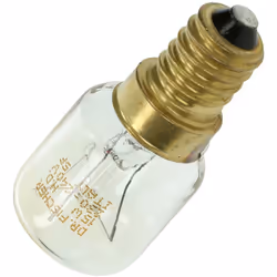 Ampoule E14 15W 230V pour réfrigérateur, congélateur BOSCH, SIEMENS, NEFF, GAGGENAU, VIVA, SIEMENS, CONSTRUCTA, JUNKER 006026 ...
