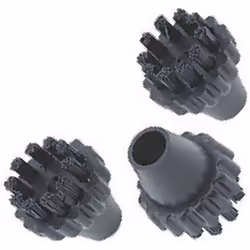 Lot de 3 brosses d'origine pour nettoyeur vapeur POLTI POPAEU0250, PAEU0250 Appareils compatibles : [NETTOYEUR VAPEUR POLTI:  ...